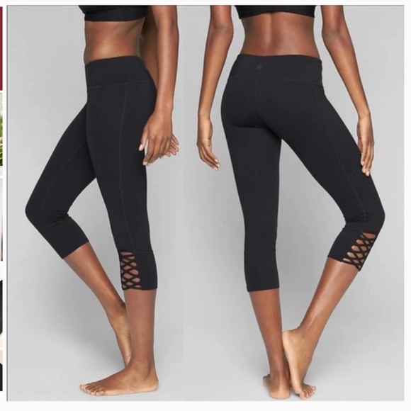 Athleta Legging Mind Over Matter Cropped Black - Picture 1 of 16
